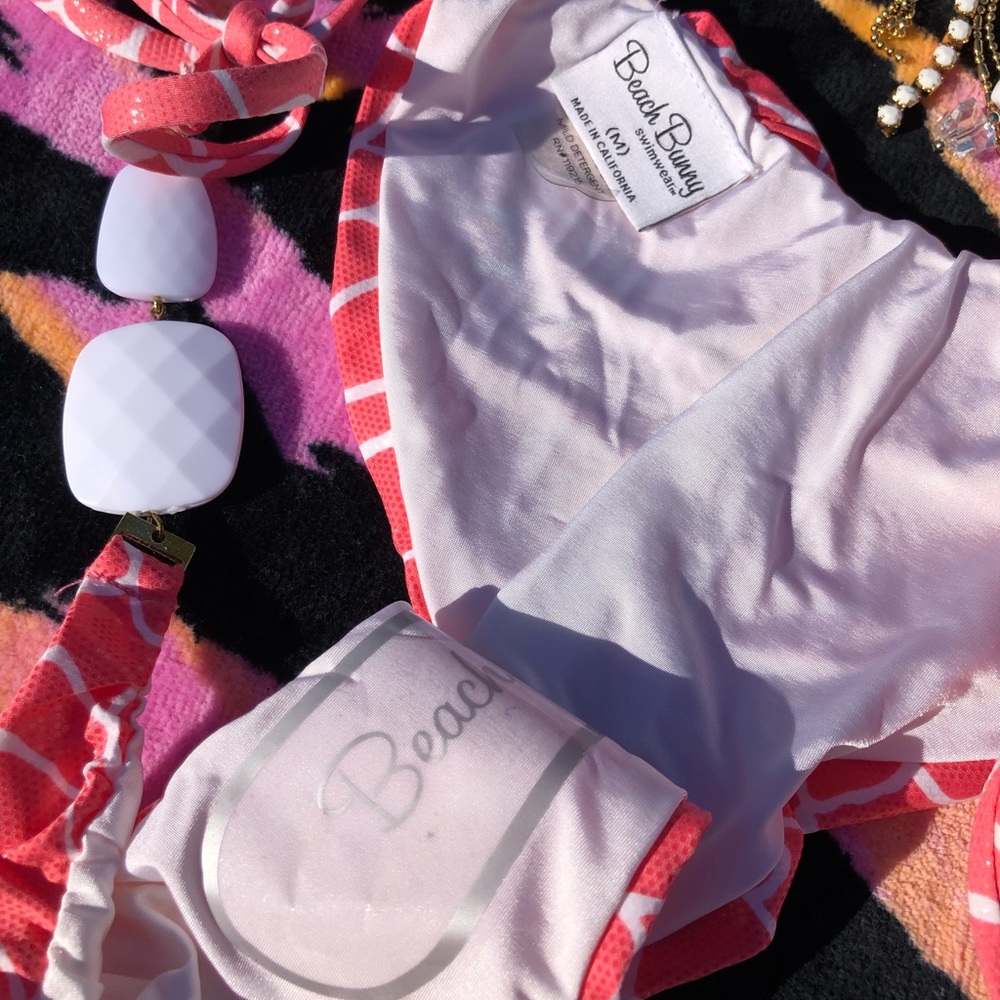 NWT beach bunny bikini Glitter in the Air or Giraffe, M set - Picture 7 of 16
